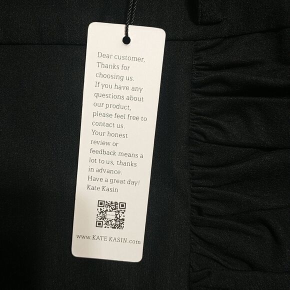 Kate Kasin Pencil Skirt Women's Black Business Professional SIZE Large . - Picture 4 of 9